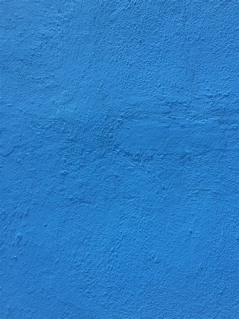 Bright Blue Paint Over Concrete Wall Free Textures