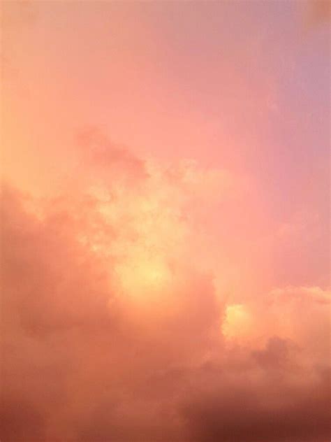 Pink Clouds Peach Aesthetic Orange Aesthetic Sky Aesthetic