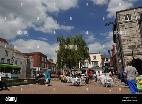 Newport Town Centre On The Isle Of Wight Uk Stock Photo Alamy