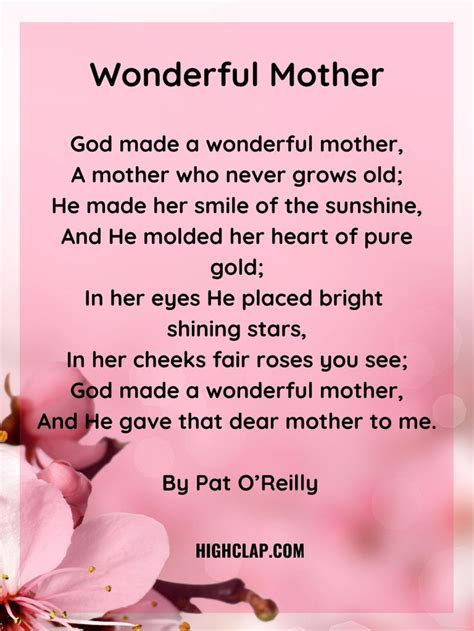 Mothers Day Poem From A Son Design Corral