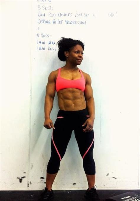 It S Like Her Abs Are Chiseled From Granite Muscle Women Black