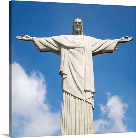 Cristo Redentor Statue On Corcovado Mountain In Rio De Janeiro Brazil Photo Canvas Print