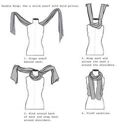Here are easy to follow instructions on 8 popular ways to wear a men's scarf. Pin by Shrounda Alston on All Tied Up! | How to wear scarves, Scarf drawing, Mikasa scarf