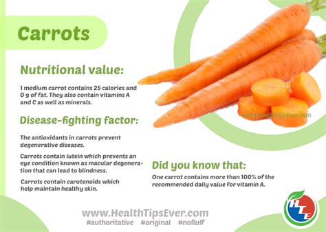 Carrot Health Benefits With Infographic Health Tips Ever Magazine