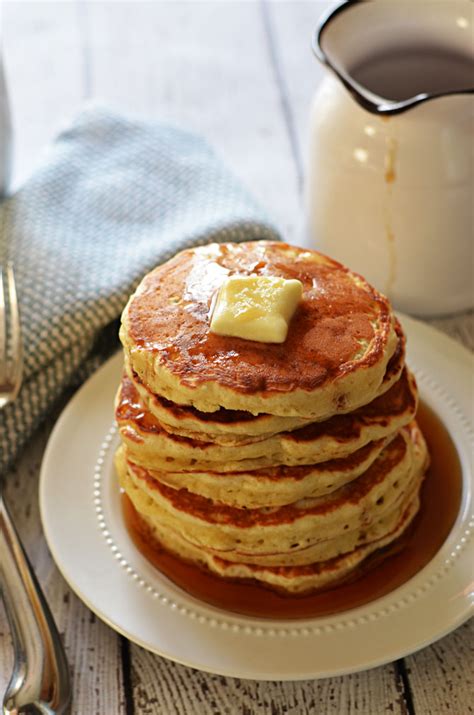 I went 22 years before attempting to make my own homemade pancakes from scratch, instead reaching for the box of bisquick i had tucked. Fluffy Old Fashioned Pancakes - Host The Toast