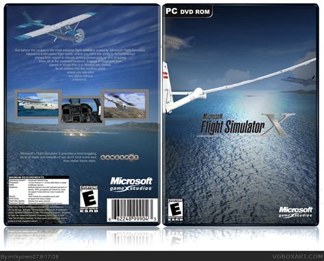 Microsoft Flight Simulator X Pc Box Art Cover By Milkyoreo27