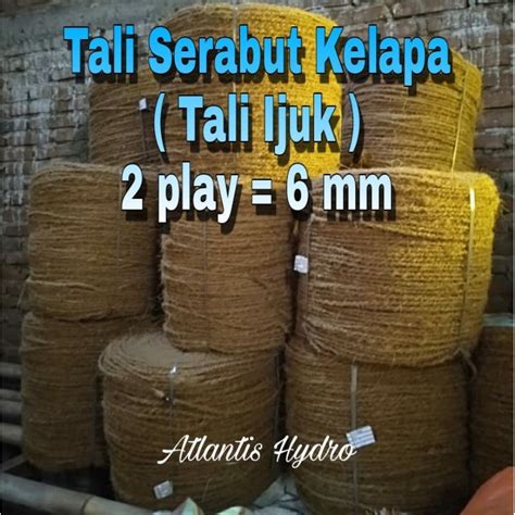 Jual Tali Tambang Serabut Sabut Kelapa Cocofiber Tali Ijuk Kecil