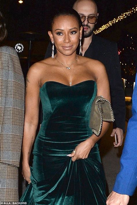 Mel B Sets Pulses Racing As She Slips Her Sensational Curves Into An