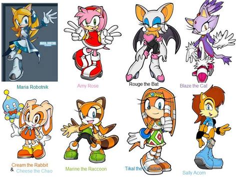 Whats Your Favorite Sonic Female Character D Sonic The Hedgehog Amino