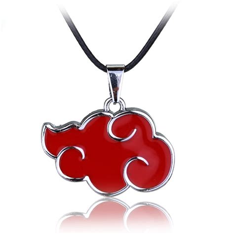 Naruto Necklaces Akatsuki Red Cloud Necklace Animepond