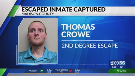 Escaped Madison County Inmate Apprehended Youtube