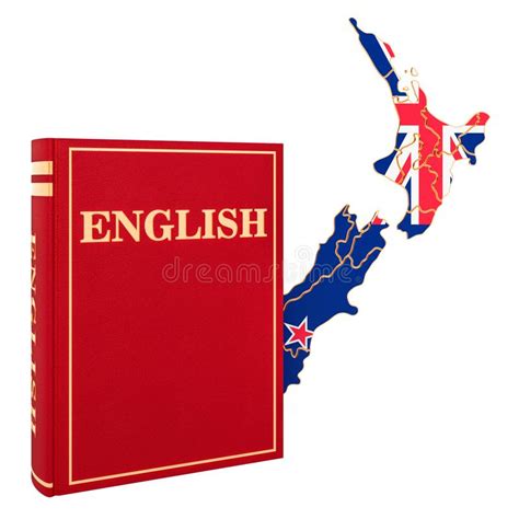 Libro Di Lingua Inglese Con La Mappa Della Nuova Zelanda