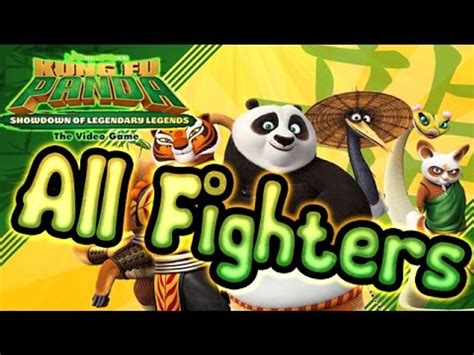 Kung Fu Panda Showdown Of Legendary Legends All Characters All