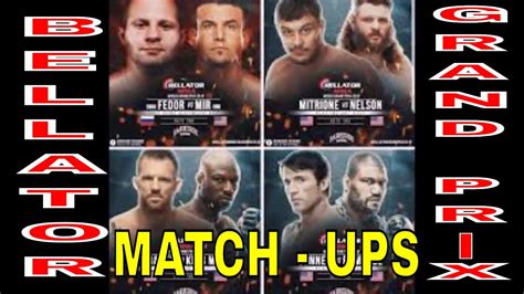 It marks the return of mma to the premium showtime cable network. Bellator Heavyweight Grand Prix tournament match-ups - YouTube