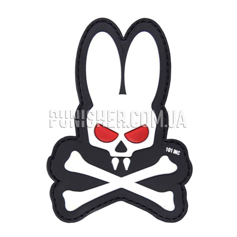 101 Inc Skull Bunny 3d Pvc Patch White Buy With International Delivery