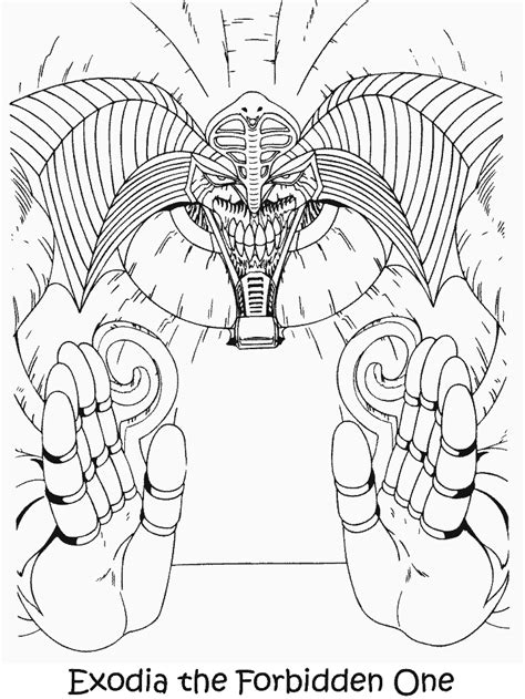 50 Yugioh Coloring Pages Exodia Kamalche