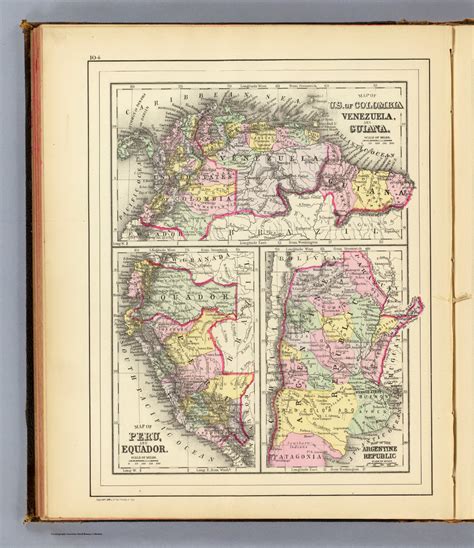 Colombia Venezuela Guiana David Rumsey Historical Map Collection