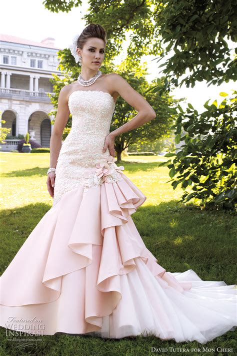 While david's bridal does not rent dresses, the following companies rent wedding and/or bridesmaid dresses. David Tutera for Mon Cheri Wedding Dresses — Spring 2012 ...