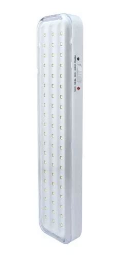 Lámpara Emergencia Recargable Extra Plana 60 Leds Adir 1021a Color