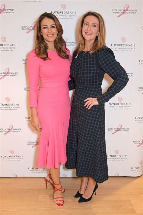 Elizabeth Hurley Wears All Pink To Open New Breast Cancer Centre In