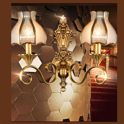 Pls provide us the pictures or vedios if there is any quality problem during this period. America retro copper Wall Lights antique wall lamp indoor ...