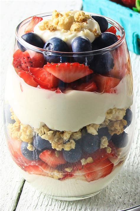 This Greek Yogurt Berry Parfait Is Loaded With Blueberries