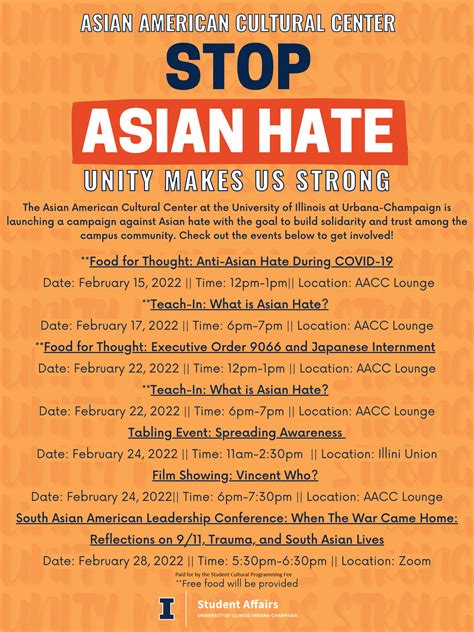 stop asian hate campaign asian american cultural center university of illinois at urbana
