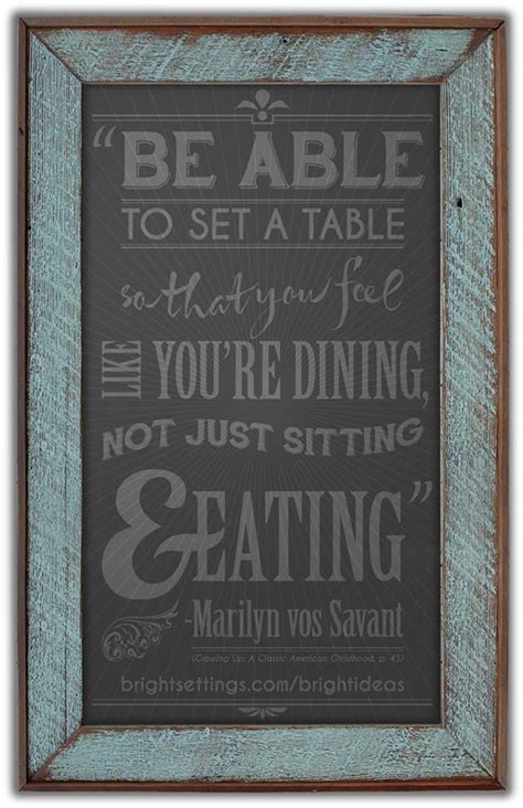 Quoted by howard markel in 'when it rains it pours' : Setting The Table Quotes. QuotesGram