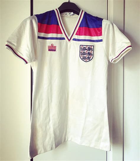 England Football Shirt England 1982 World Cup Finals Shirt England