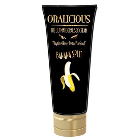 Hott Products Oralicious Oral Sex Cream 58ml Banana Split Eves