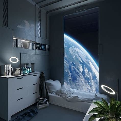 Sci Fi Interior Window To Another World 3d Model Cgtrader