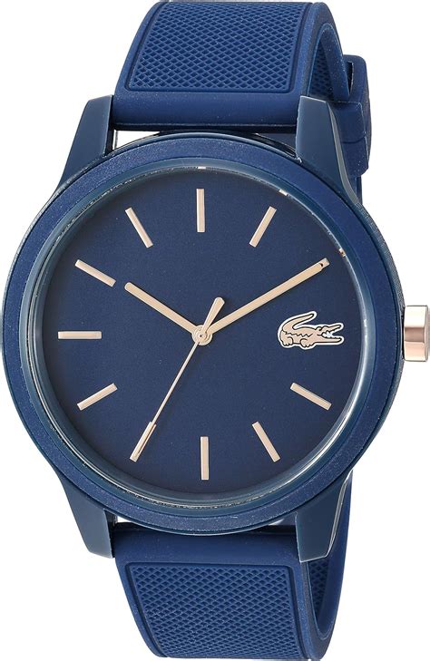 Lacoste Mens Tr90 Quartz Watch With Rubber Strap Blue 20 Model