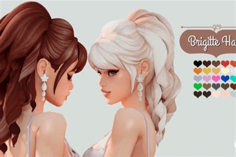 Sims 4 Maxis Match Hair Flora Hair Micat Game