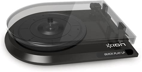 Ion Audio Quick Play Lp Compact Turntable With Usb Digital Audio