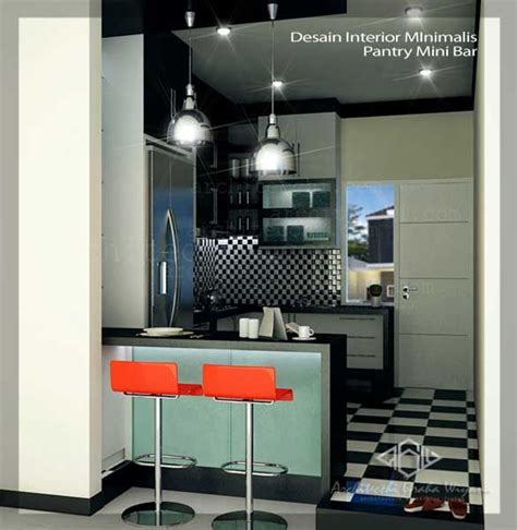 Ternyata desain dapur terbuka sederhana berkonsep industrialis bisa kelihatan mewah berkat pemilihan warna material yang digunakannya Get Desain Dapur Minimalis Dengan Mini Bar Pictures ...