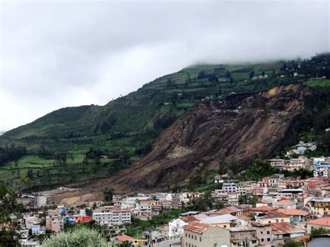 Ecuador Landslide Kills At Least 7 In The Andes 23 Hurt Today