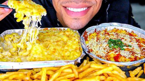 Asmr Mac N Cheese Cheesiest Elote Mexican Corn Eating Show Mouth Sounds Jerry Mukbang Tasty