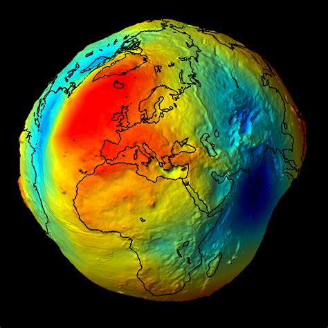 Space In Images 2008 05 Earths Geoid As Seen By Goce