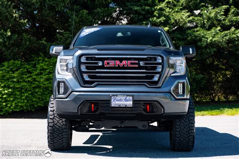 Lifted 2019 Gmc Sierra 1500 At4 With 22×12 Fuel Contra Wheels And 4 Inch Rough Country