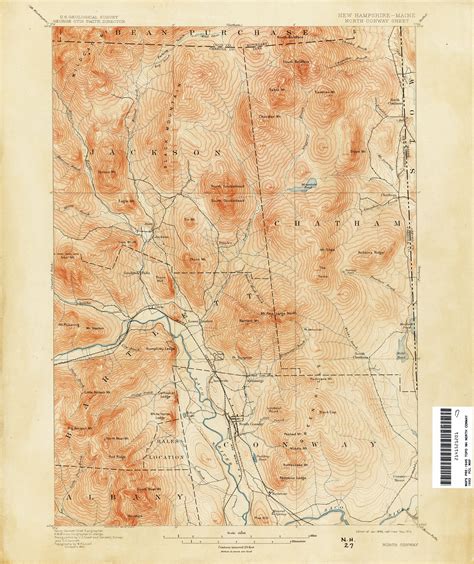 New Hampshire Topographic Maps Perry Castañeda Map Collection Ut