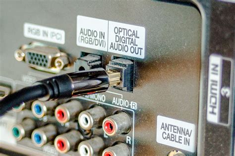 10 best optical audio cables of april 2021. connecting the optical cable into your Television - TVsGuides