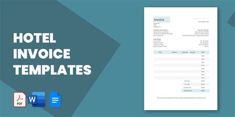 14 Hotel Invoice Templates Docs Pdf Word