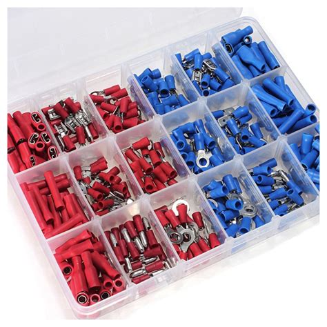 360 Pcs Insulated Assorted Electrical Wire Terminal Crimp Connector