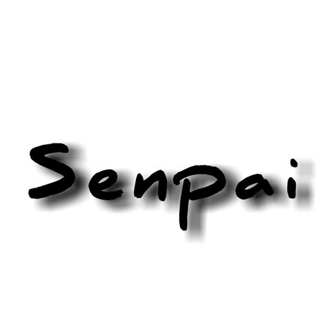 сенпай семпай Senpai Sempai Sticker By Risych
