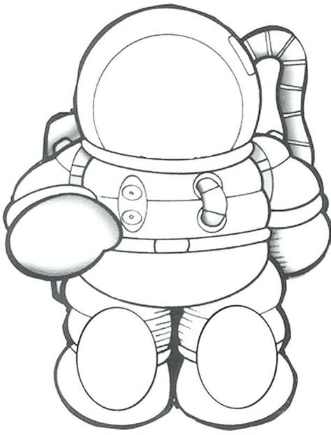 Astronauta Para Colorear Dibujos Para Colorear E Imprimir Online
