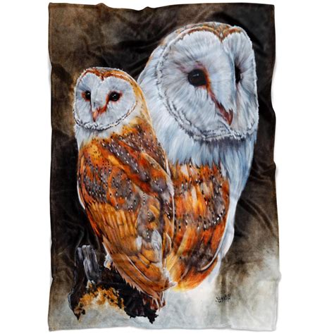 Owl Blanket Throw Fleece Blanket For Bird Lovers Etsy Uk