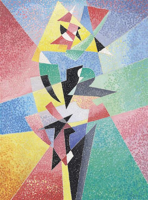 Danseuse Gino Severini Abstract Colorful Art