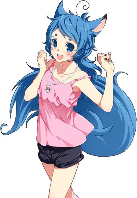 Cat Girl Anime Cat Girl Render 650x922 Png Download