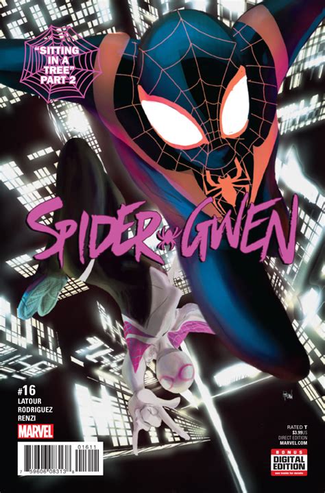 Spider Gwen 2015 16 Vfnm Miles Morales Appearance Spider Man