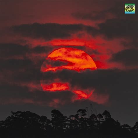Fireball Thirroul Sunset Amazing Photograph Photography